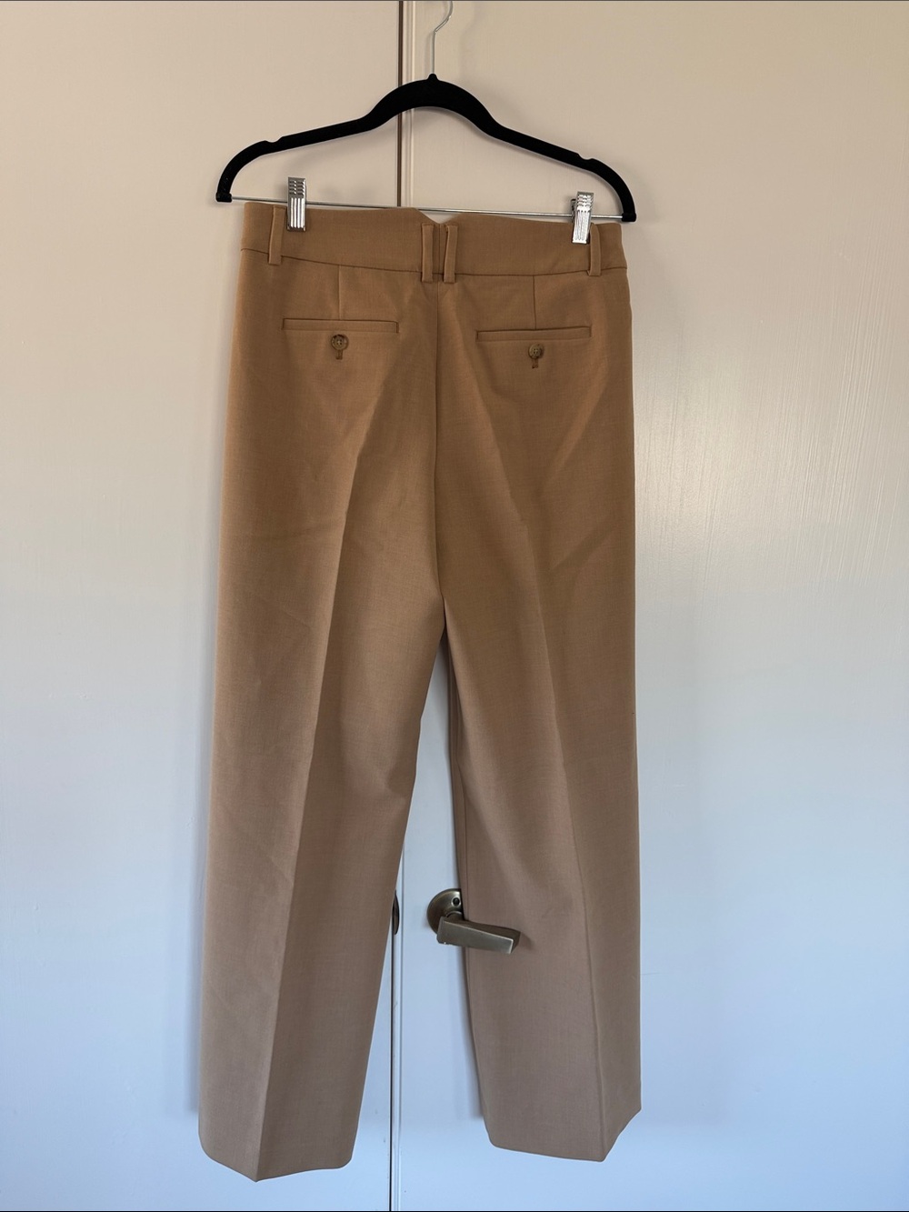 NWT J.Crew Carolina Pant in Four-Season Stretch Size 4, Heather Burnished Saddle - Picture 4 of 8
